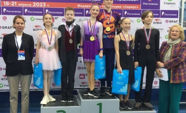 Фигуристы из кировской спортшколы «Дымка» заняли второе место на всероссийских соревнованиях