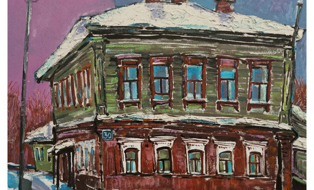 Кировский художник изобразил на картине снесённый дом на Герцена, 30