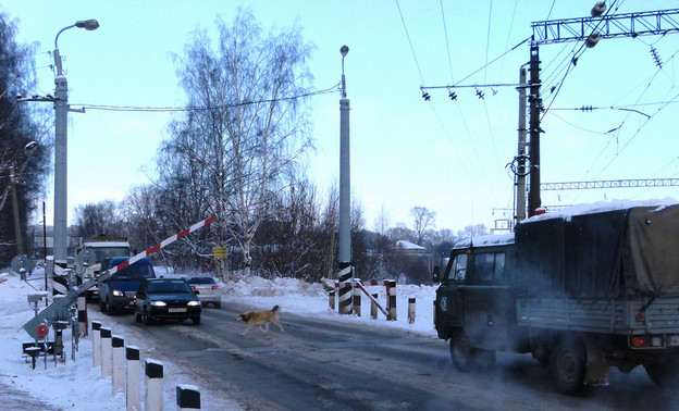 В прошлом году водители 41 раз нарушили правила на ж/д переездах в Кировской области