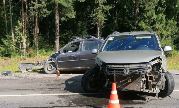 В Кирово-Чепецком районе разбились две иномарки