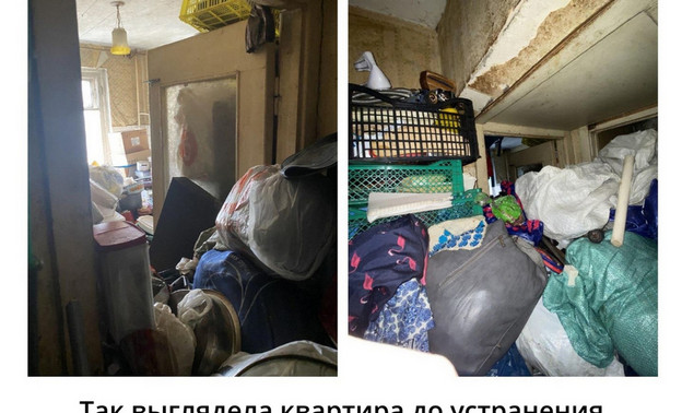 В Кирове через суд заставили жильцов расчистить заваленную мусором квартиру