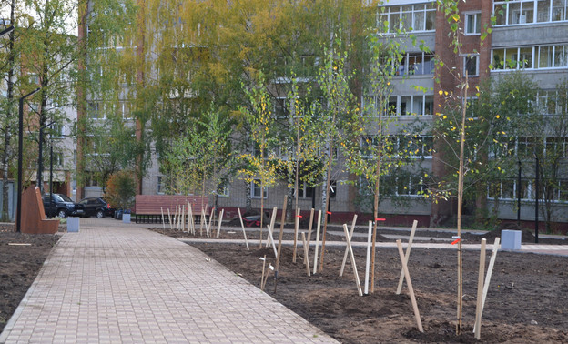 В кирово-чепецком парке «Южный» стартовал первый этап озеленения