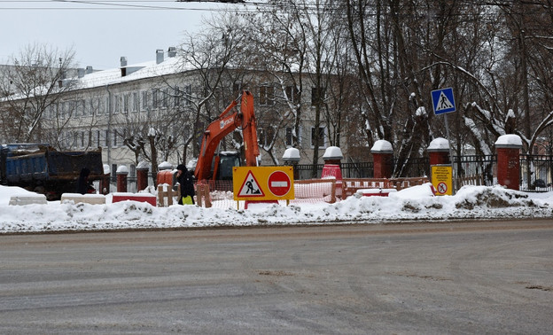 Ограничение движения по Комсомольской и Попова в Кирове продлили до весны