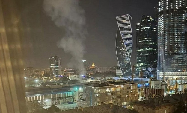 В Москве в районе Экспоцентра сбили беспилотник