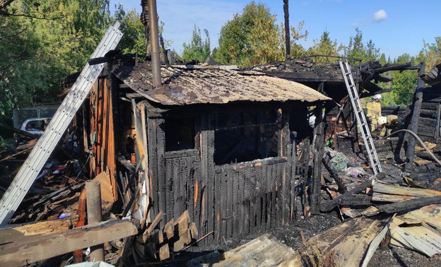 В сгоревшем доме на улице Лесной погиб мужчина