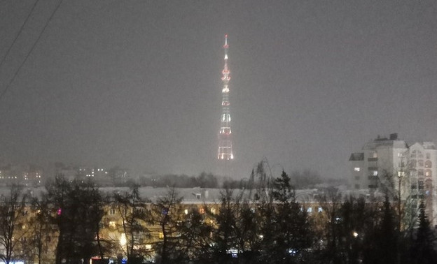 На кировской телебашне включат праздничную подсветку