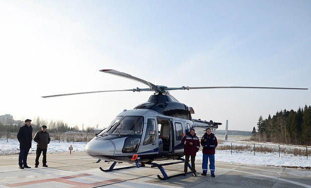 В Кировской области вертолёты санавиации за год спасли 68 детей