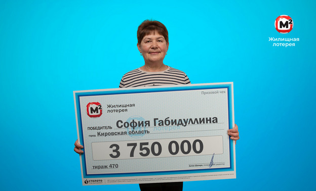 Жительница Кировской области выиграла 3,7 миллиона рублей в лотерее