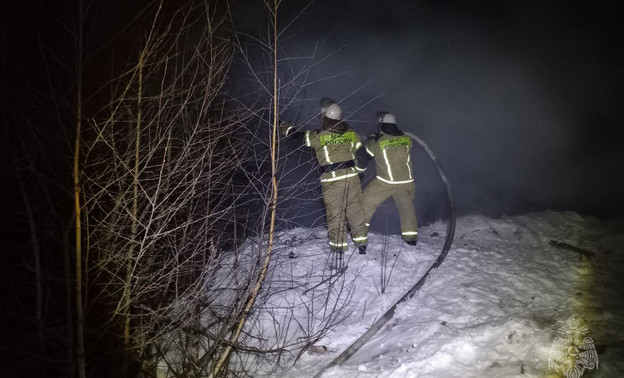 В посёлке Богородское при пожаре погиб мужчина
