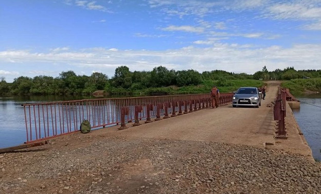 Наплавной мост в Каринторф закроют на неопределенный срок