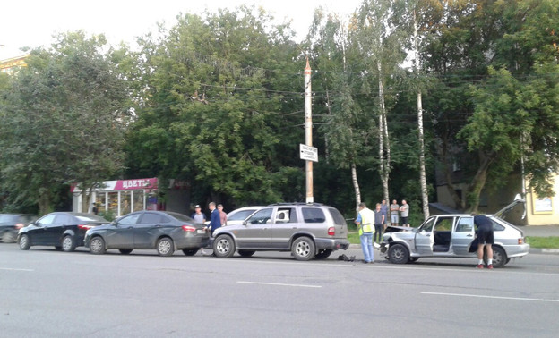 В ДТП на Воровского столкнулись четыре автомобиля