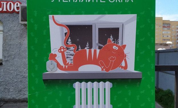 В Кирове развесили плакаты с котиками на электрошкафы для защиты от вандалов