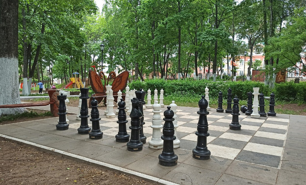В парке «Аполло» украли одну из шахматных фигур