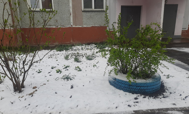 Кировскую область накрыл очередной снегопад
