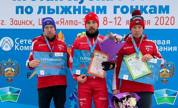 Кировский лыжник Алексей Червоткин выиграл три гонки подряд на Кубке России