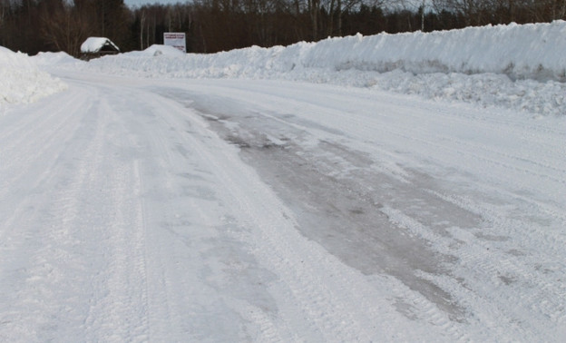 Проблема гололёда на дороге до Сидоровки привлекла внимание Народного фронта