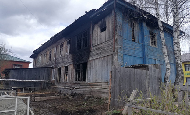 Причиной пожара торгового здания в Афанасьево стало замыкание в роутере