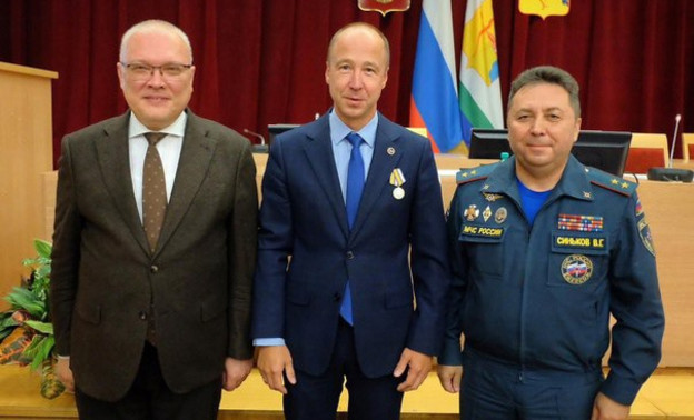 Президента ВТПП Андрея Усенко наградили медалью МЧС России