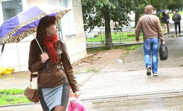 Погода в Кирове. Во вторник будет дождливо и прохладно