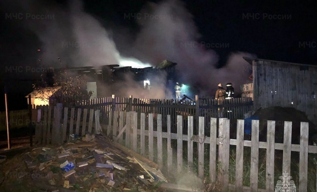 В МЧС рассказали подробности ночного пожара в Проснице