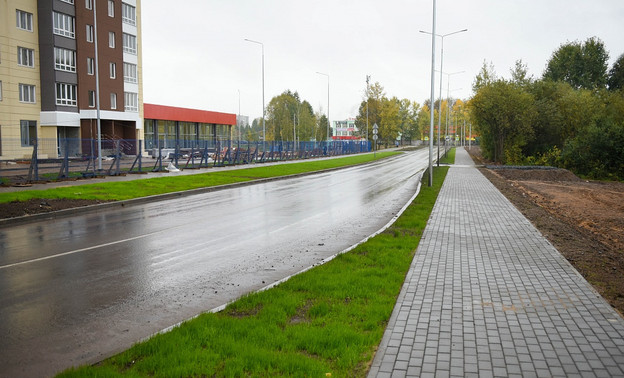В Кирове досрочно завершили реконструкцию улицы Торфяной
