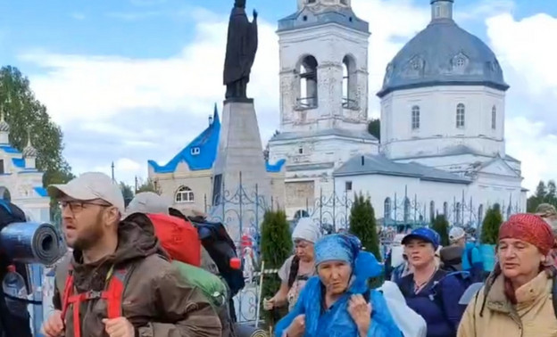 Паломники крестного хода дошли до Великорецкого