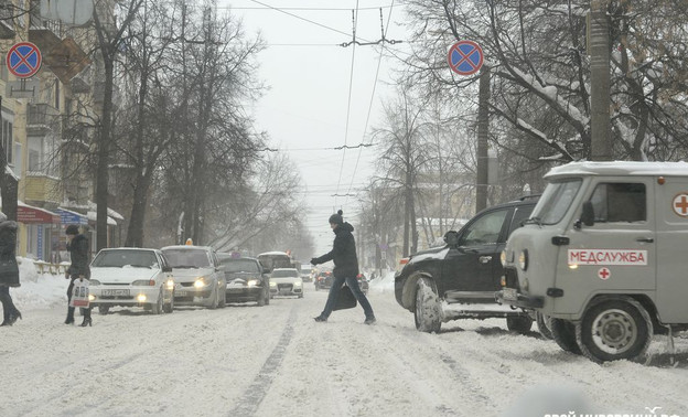Погода в Кирове. Во вторник пойдёт снег, будет около нуля