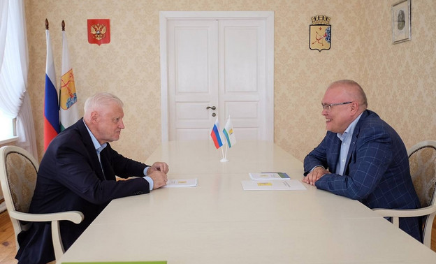 Губернатор Кировской области встретился с Сергеем Мироновым