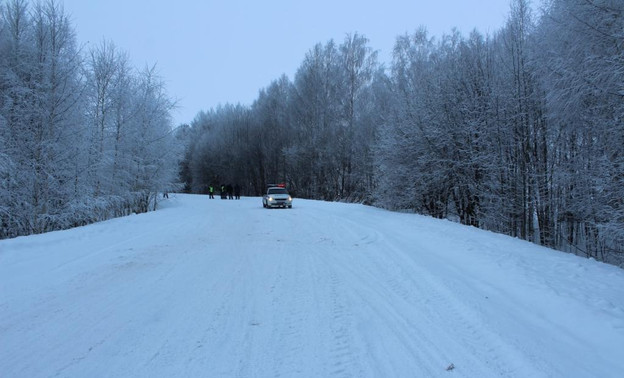 В Советском районе водитель снегохода врезался в дерево и погиб