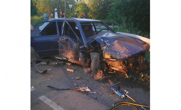 В страшной аварии на трассе «Вятка» пострадали четыре человека