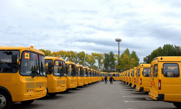 В Кировскую область пришли 68 новых автобусов для сельских школ