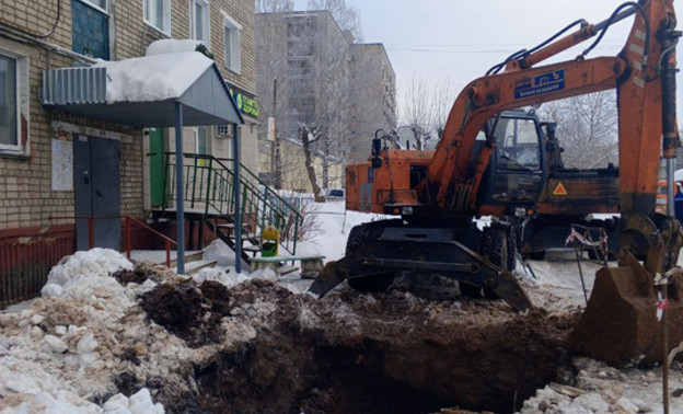 На водопроводе в Кирово-Чепецке произошла авария