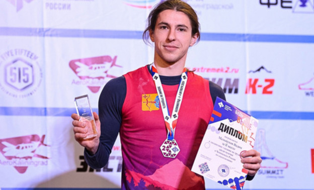 Скалолаз из Кирова стал призёром чемпионата России