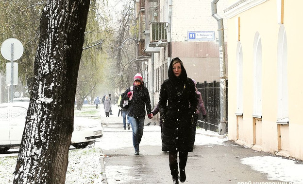 Неделя в Кирове: пасмурно, мокрый снег, до -4