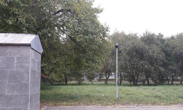 Вандалы разбили светильники в парке у Дворца пионеров