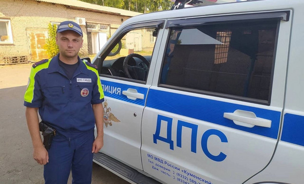 Кировский полицейский поймал пьяного виновника ДТП по дороге на работу