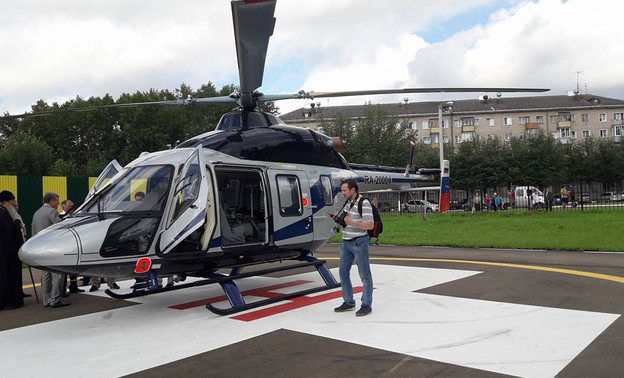 В Киров прибыл вертолёт «Ансат» для оказания экстренной медпомощи