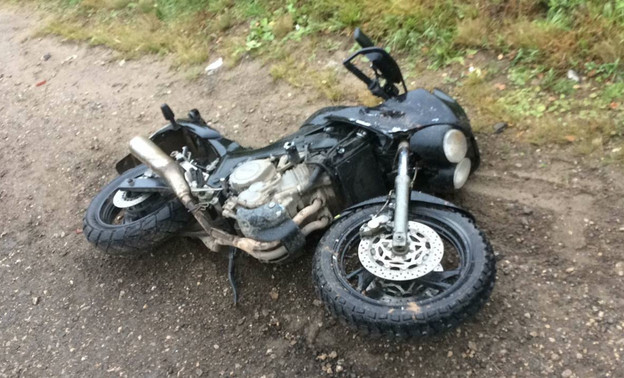 В Кумёнском районе на дороге погиб мотоциклист