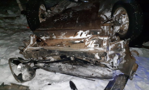 В Яранском районе погиб бесправник на «Ладе» и его пассажир