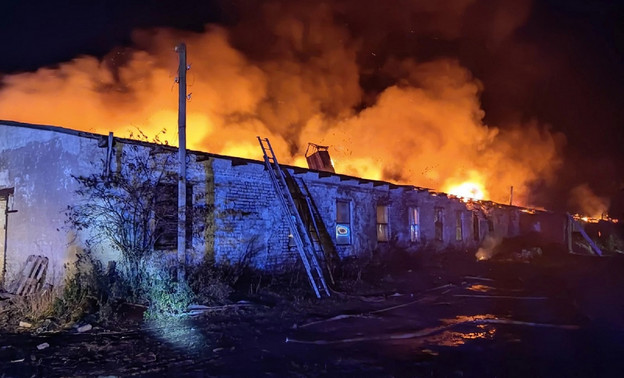 На животноводческой ферме в Осокино произошёл пожар