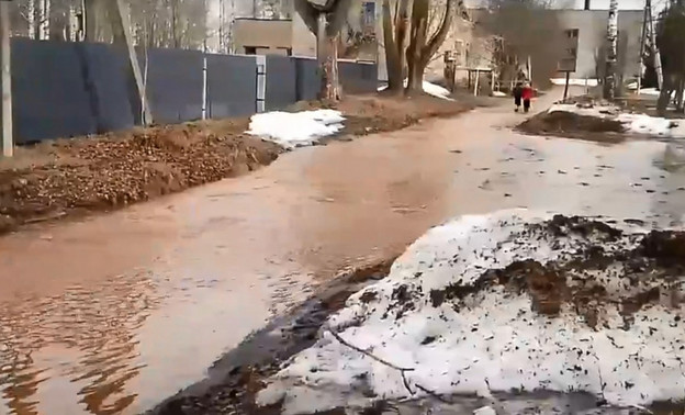 «Вода рекой льётся»: в селе Русском затопило улицы