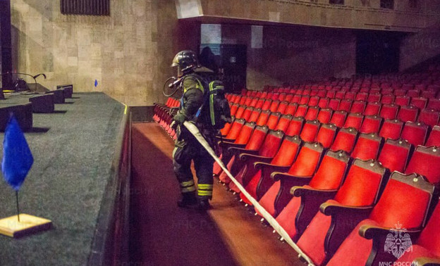 Во Дворце культуры «Родина» прошли пожарные учения