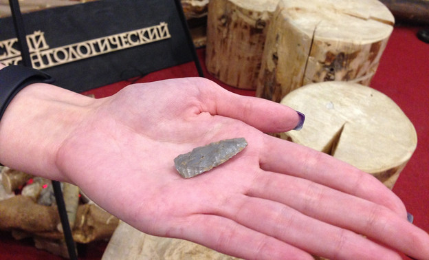 Жительница Кирова нашла на садовом участке наконечник стрелы эпохи неолита