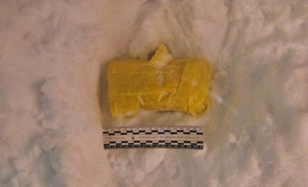 Сотрудники кировского наркоконтроля нашли в сугробе пакет со «спайсами»