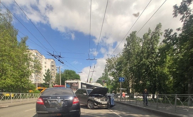 На Карла Маркса жёстко столкнулись четыре автомобиля