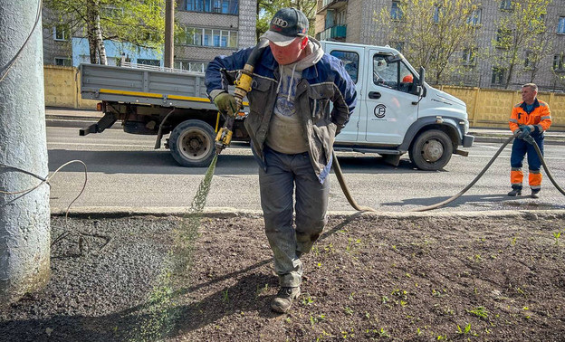 Вячеслав Симаков прокомментировал причину использования гидропосева газонов