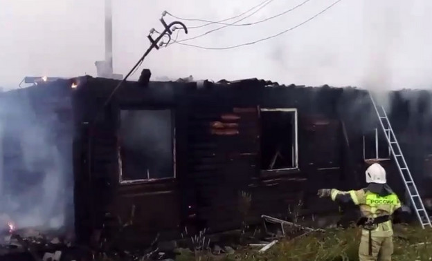 В Верхошижемском районе сгорела диспетчерская, погиб сторож