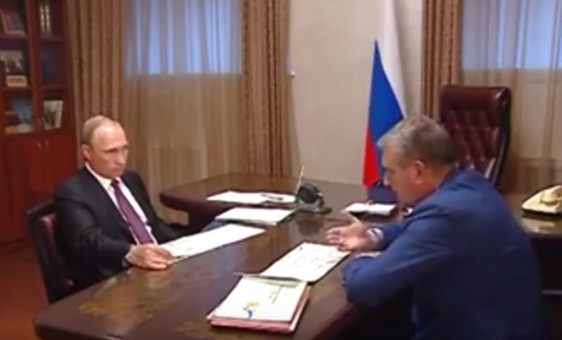Видео дня: встреча Владимира Путина и Игоря Васильева