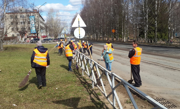 В Кирово-Чепецке начались городские субботники