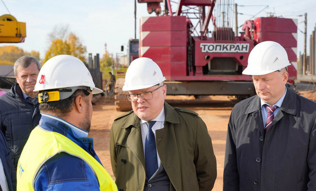 Александр Соколов побывал на месте строительства тоннеля